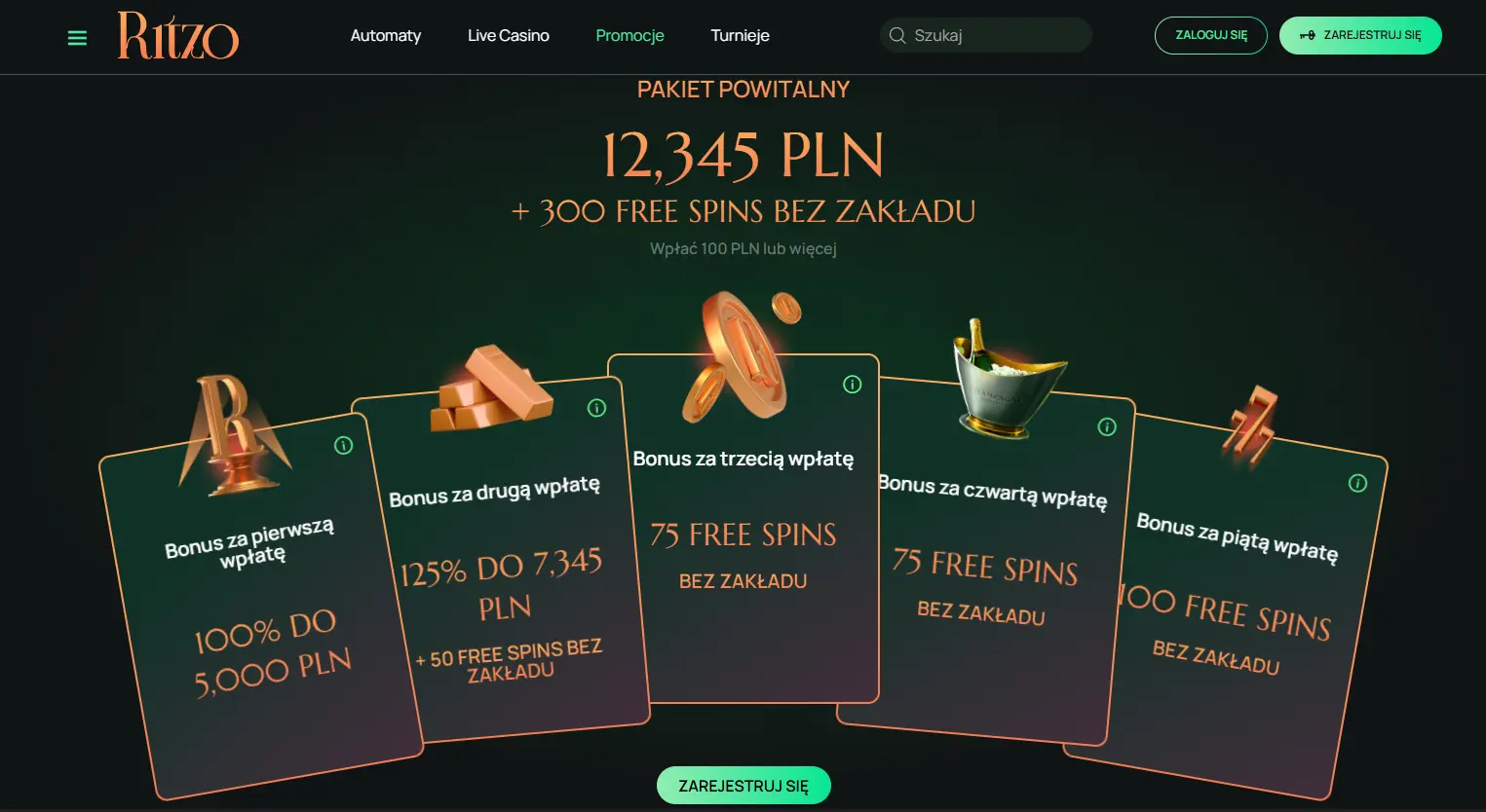 Legalne Kasyna Online w Polsce a Bonusy Powitalne, Cashbacki, Free Spiny i Promocje